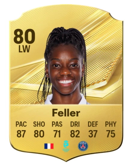 Feller 80 Common LW FC 26 card