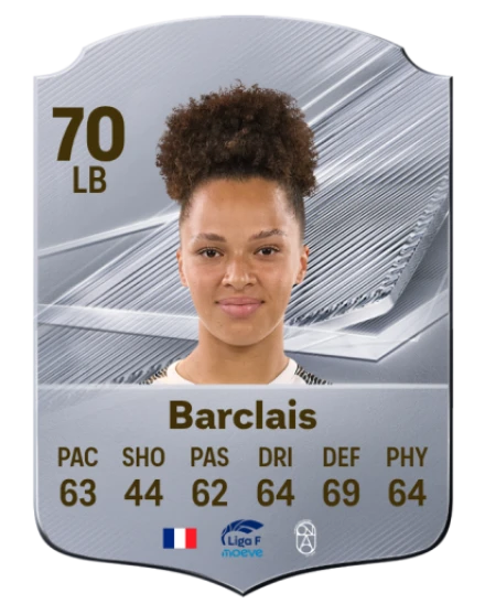 Barclais 70 Silver LB FC 27 card