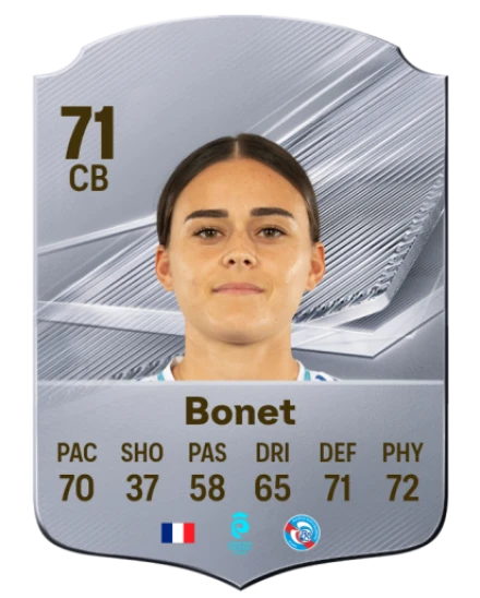 Bonet 71 Silver CB FC 27 card