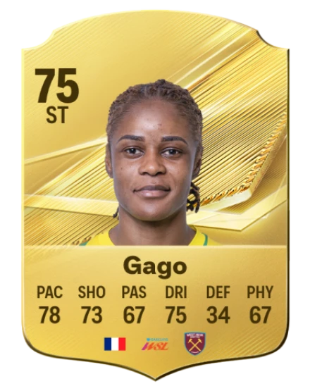 Gago 75 Gold ST FC 27 card