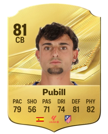 Pubill 81 Common CB FC 26 card