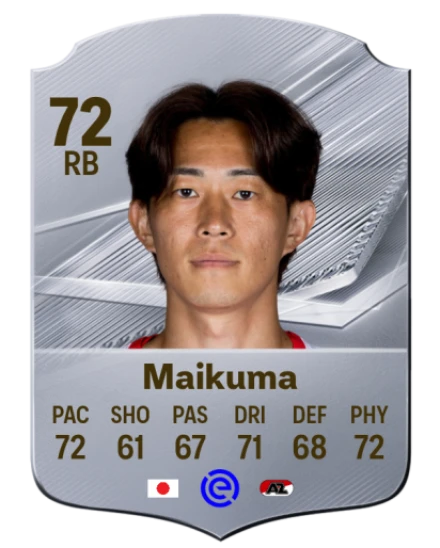 Maikuma 72 Common RB FC 26 card