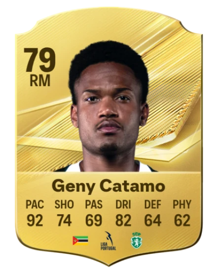 Geny Catamo 79 Common RM FC 26 card