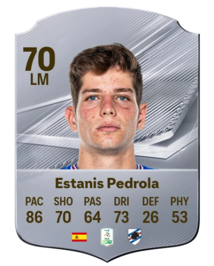 Estanis Pedrola 70 Common LM FC 26 card