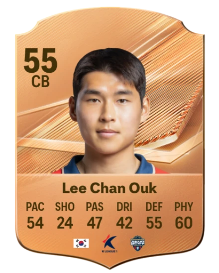 Lee Chan Ouk 55 Bronze CB FC 27 card