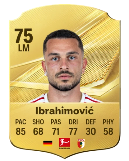 Ibrahimović 75 Gold LM FC 27 card