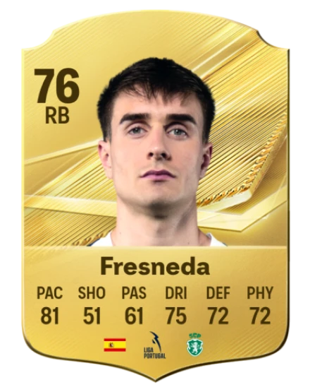Fresneda 76 Gold RB FC 27 card