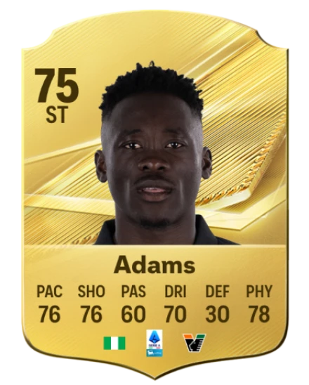 Adams 75 Common ST FC 26 card