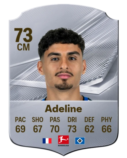 Adeline 73 Common CM FC 26 card