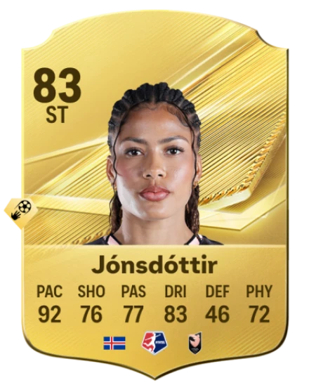 Jónsdóttir 83 Common ST FC 26 card