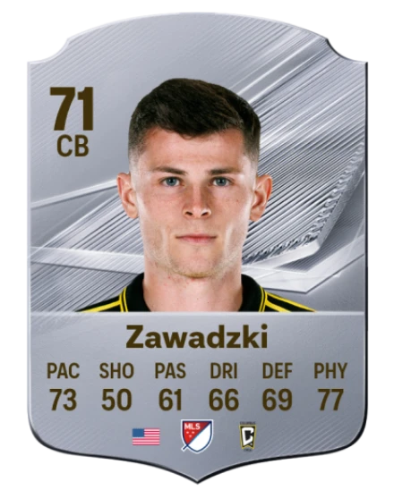 Zawadzki 71 Common CB FC 26 card