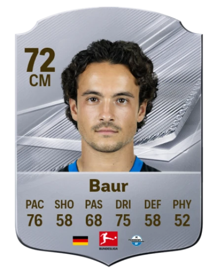 Baur 72 Common CM FC 26 card