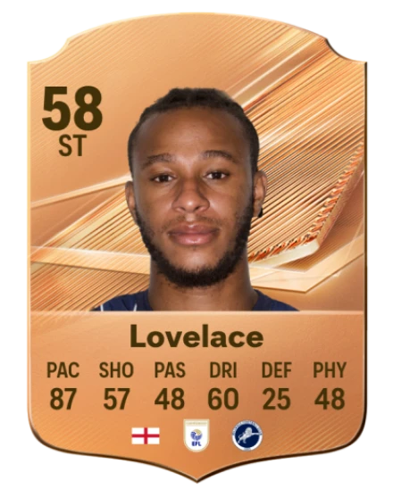 Lovelace 58 Bronze ST FC 27 card