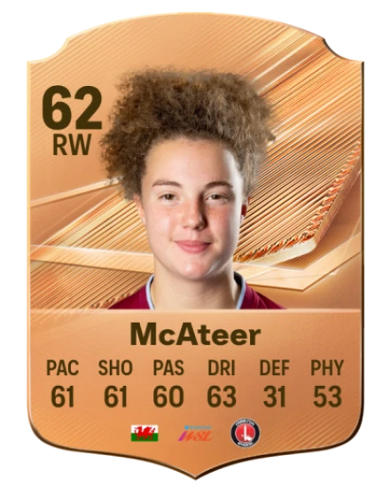 Mcateer 62 Bronze RW FC 27 card