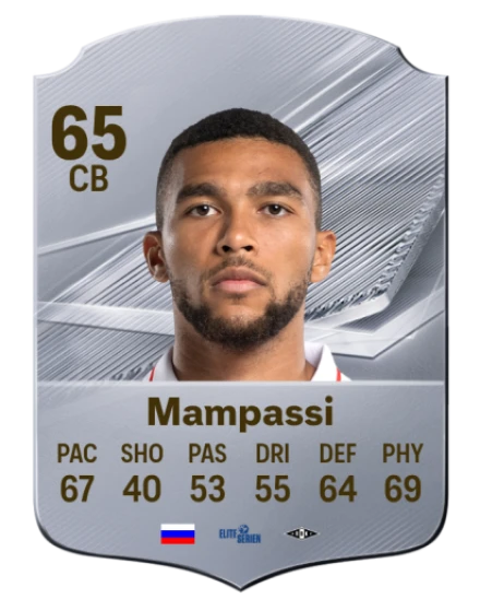 Mampassi 65 Silver CB FC 27 card