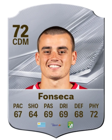 Fonseca 72 Rare CDM FC 26 card
