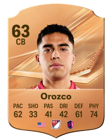 Orozco 63 Bronze CB FC 27 card