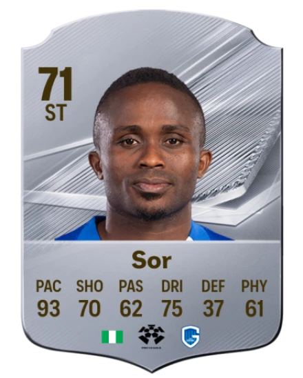 Sor 71 Common ST FC 26 card