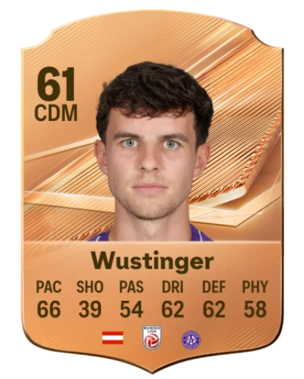 Wustinger 61 Bronze CDM FC 27 card