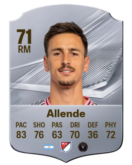 Allende 71 Common RM FC 26 card