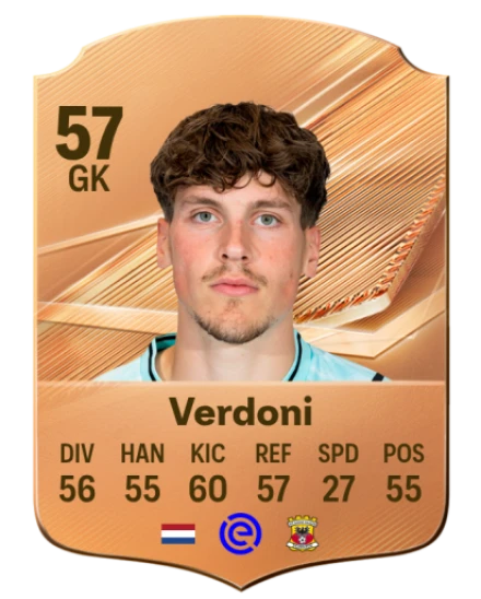 Verdoni 57 Bronze GK FC 27 card