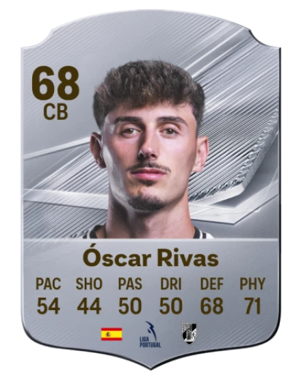 Óscar Rivas 68 Silver CB FC 27 card