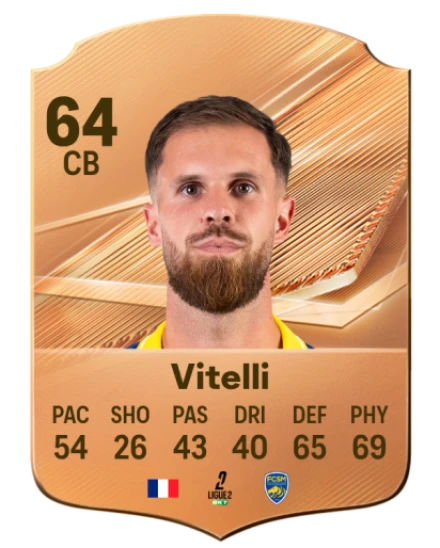 Vitelli 64 Common CB FC 26 card