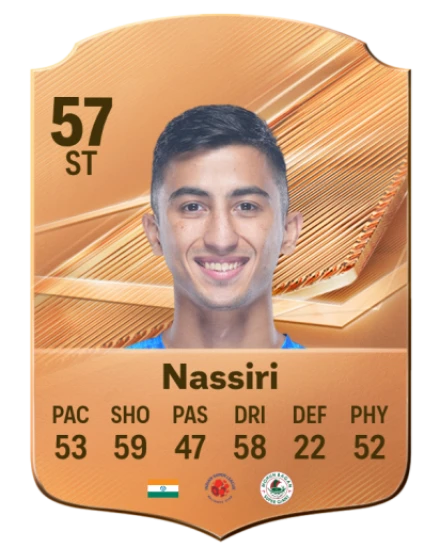 Nassiri 57 Bronze ST FC 27 card