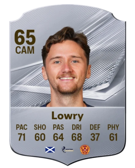 Lowry 65 Silver CAM FC 27 card