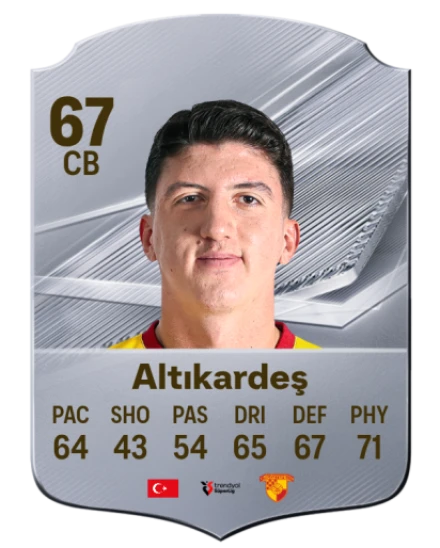 Altıkardeş 67 Silver CB FC 27 card