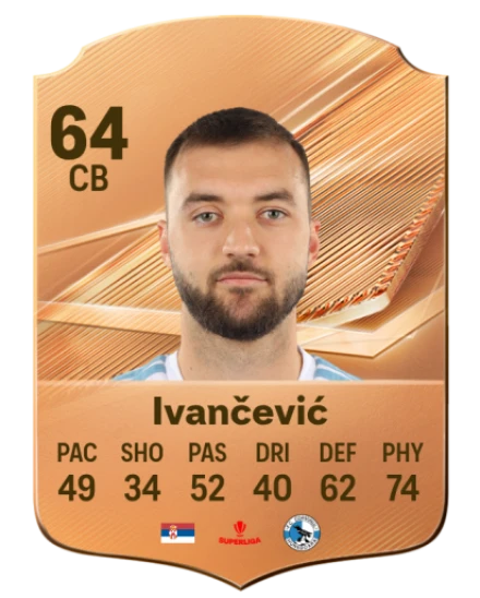 Ivančević 64 Common CB FC 26 card