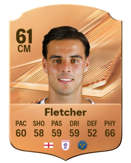 Fletcher 61 Common CM FC 26 card