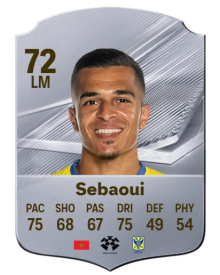 Sebaoui 72 Common LM FC 26 card