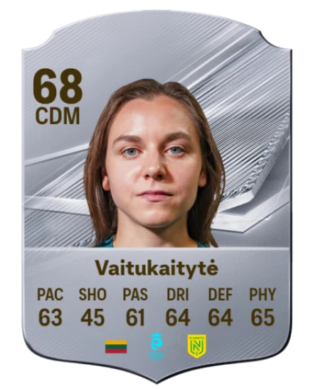 Vaitukaitytė 68 Common CDM FC 26 card