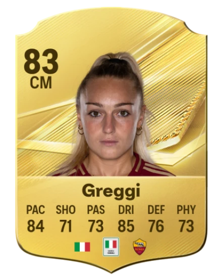 Greggi 83 Common CM FC 26 card