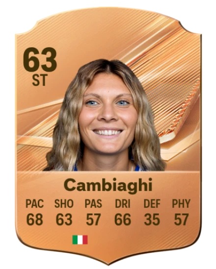Cambiaghi 63 Bronze ST FC 27 card