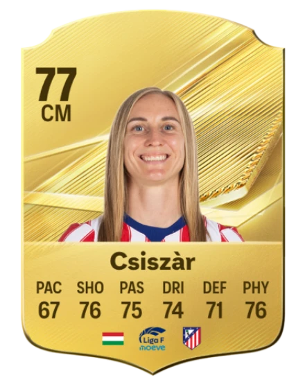 Csiszàr 77 Common CM FC 26 card