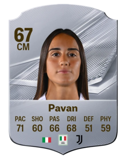 Pavan 67 Silver CM FC 27 card