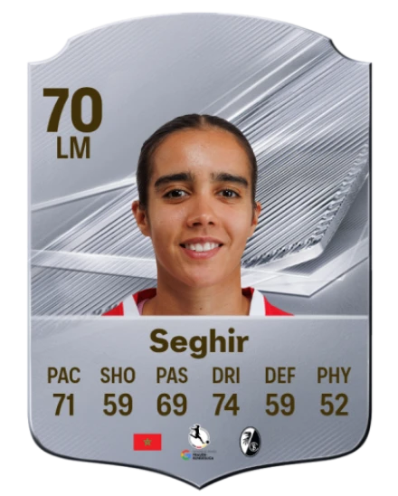 Seghir 70 Silver LM FC 27 card