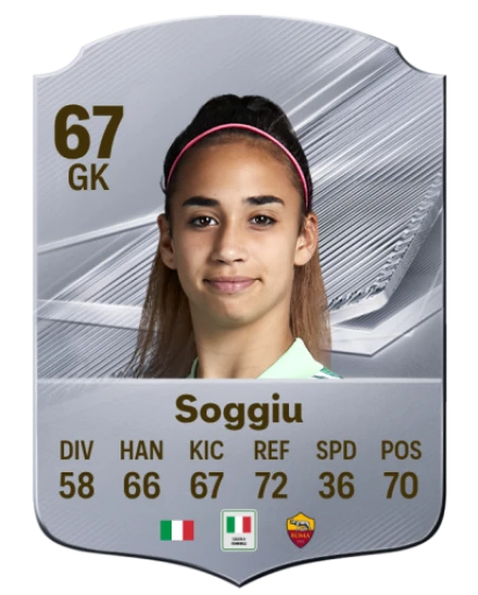 Soggiu 67 Silver GK FC 27 card