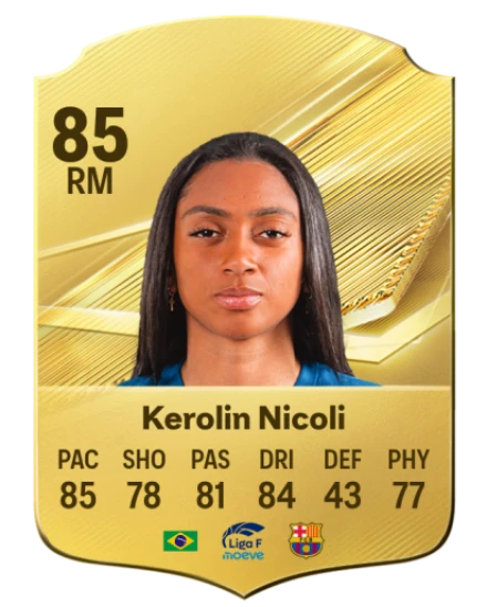 Kerolin Nicoli 85 Common RM FC 26 card