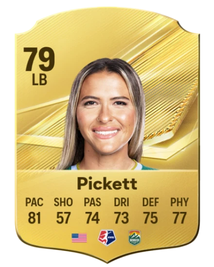 Pickett 79 Common LB FC 26 card