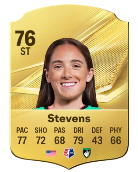Stevens 76 Common ST FC 26 card
