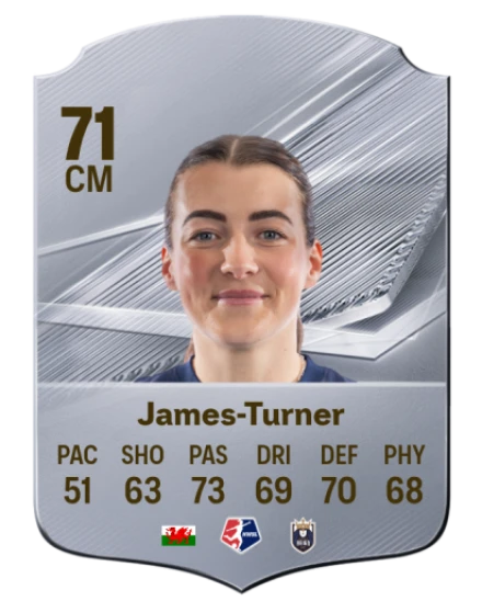 James-Turner 71 Silver CM FC 27 card