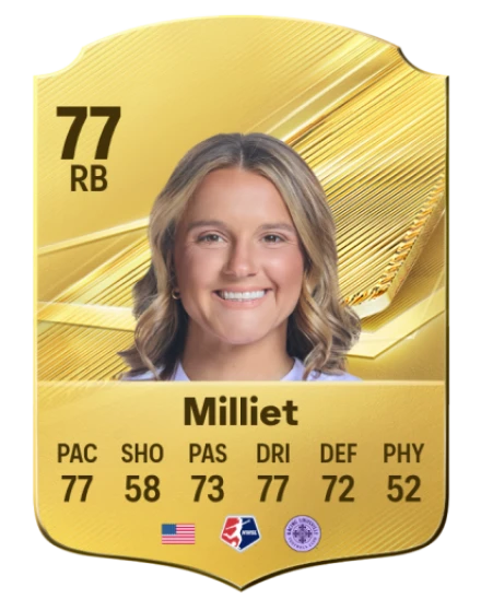 Milliet 77 Common RB FC 26 card