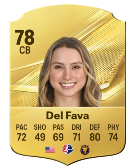 Del Fava 78 Common CB FC 26 card