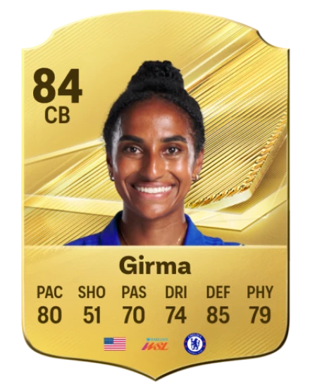 Girma 84 Gold CB FC 27 card