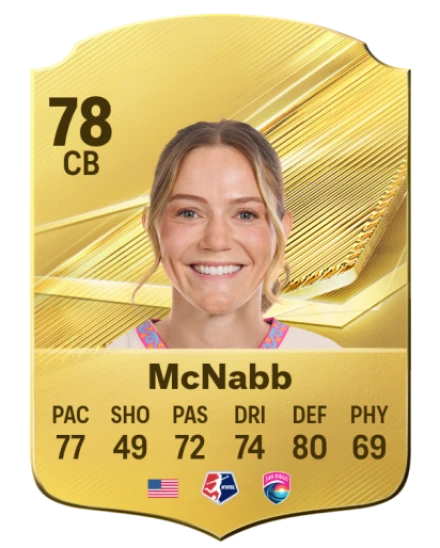 McNabb 78 Common CB FC 26 card