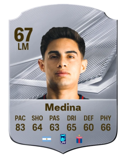 Medina 67 Silver LM FC 27 card