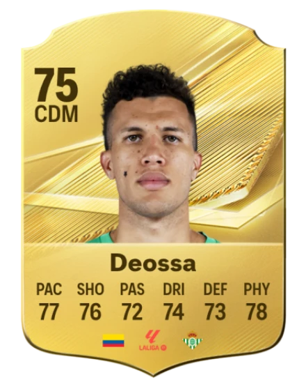 Deossa 75 Gold CDM FC 27 card